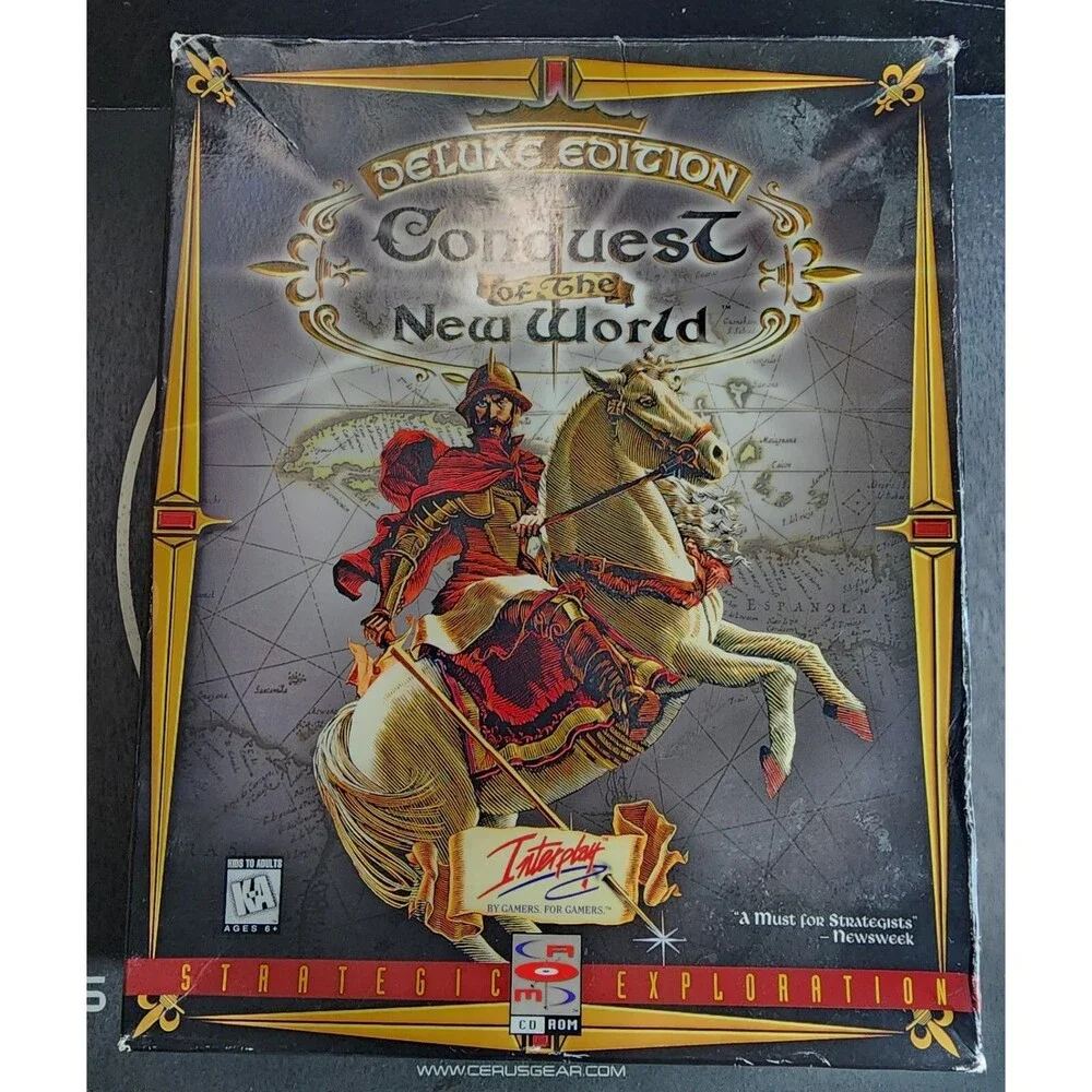 Conquest of the New World Big Box Vintage PC Game CD Included